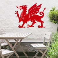 Red Welsh Dragon Wall Art Red Welsh Dragon Wall Art