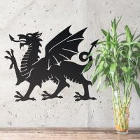 Welsh Dragon Wall Art in Situ Welsh Dragon Wall Art in Situ