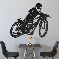 Black "Speedway" Wall Art 