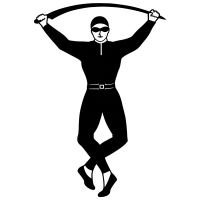 Harlequin Steel Wall Art in Black