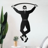 Harlequin Steel Wall Art on a White Wall