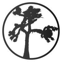 Joshua Tree Wall Art in a Black Finish Joshua Tree Wall Art in a Black Finish