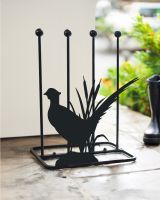 Steel "Pheasant" Welly Boot Holder Exterior