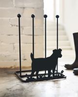 Steel "Jack Russell Terrier" Welly Boot Rack Interior