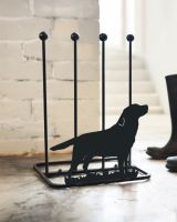 Steel "Labrador Dog" Welly Boot Rack Indoor