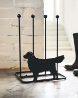 Steel "Golden Retriever" Welly Boot Rack In-Situ