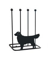 Steel "Golden Retriever" Welly Boot Rack Design