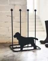 Steel "Cocker Spaniel" Double Welly Boot Rack In-Situ Steel "Cocker Spaniel" Double Welly Boot Rack In-Situ