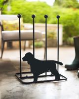Steel "Cocker Spaniel" Double Welly Boot Rack Exterior Steel "Cocker Spaniel" Double Welly Boot Rack Exterior