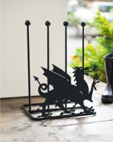 Steel "Welsh Dragon" Welly Boot Rack Exterior Steel "Welsh Dragon" Welly Boot Rack Exterior