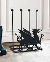 Steel "Welsh Dragon" Welly Boot Rack Interiors Steel "Welsh Dragon" Welly Boot Rack Interiors