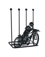 Steel "Speedway Motorcycle Racer" Boot Rack Design