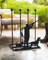 Steel "Game Season Jack Russell & Labrador" Welly Boot Rack