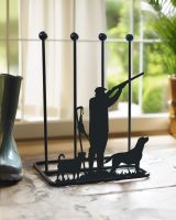 Steel "Game Season Jack Russell & Labrador" Welly Boot Rack Interior