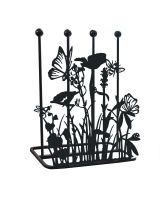 Steel "Butterfly Meadow" Double Welly Rack Design