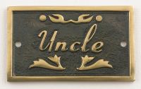 Brass memorial Plaques
