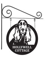 Circular "Cocker Spaniel" Hanging Wall sign