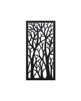 "Black Autumnal Trees Garden Wall Screen" product picture