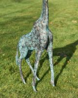 Close up of Verdigris Giraffe Cast Aluminium Sculpture Front Legs Close up of Verdigris Giraffe Cast Aluminium Sculpture Front Legs