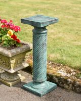 Verdigris Barley Twist Column