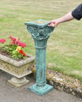 Scale image of garden plinth Scale image of garden plinth