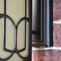 Close-up of the Traditional Bronze Design on the "Verona" Wall Lantern Close-up of the Traditional Bronze Design on the "Verona" Wall Lantern