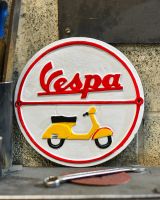 Cast Iron "Vespa" Sign