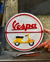 Scale image of vespa wall sign