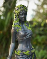 Vesper the wanderer resin fairy garden sculpture portrait shot
