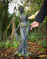 Vesper the wanderer resin fairy garden sculpture to scale