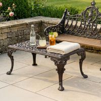 Victorian Cast Iron Garden Coffee Table Finished in Rustic Finish Digital Illustration Dressed table Victorian Cast Iron Garden Coffee Table Finished in Rustic Finish Digital Illustration Dressed table