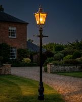 Victorian Lamp Post - Copper 3.2m digital illustration night