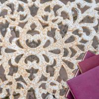 View of the Pattern on the Top of the Table