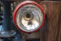 "Albone Avenue" Vintage Red Tractor Table
