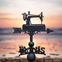 Weathervane with Vintage Sewing Machine Topper
