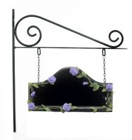 Violet Rose Hand Painted Double Sided House Name Sign
