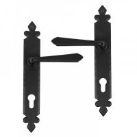 Black Unsprung Lever Handles Sold In a Pair