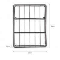 Industrial Wire Wall Mounted Shelving Unit Measurements