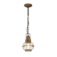 Walton Traditional Orb Hanging Ceiling Light in a Brass Finish