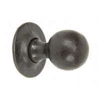 Washington Beeswax Ball Mortice or Rim Knob Set with Escutcheons