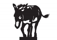 Weathervane Donkey