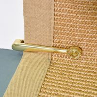 "Welling Manor Florentine" Polished Brass Stair Clips in Situ