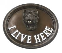 House Sign - West Highland Terrier - I Live Here