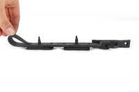 black iron window stay