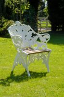 "Coalbrookdale" Cast Aluminium One Seater Bench