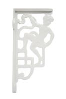 White Climbing Man Design Bracket 25 x 12cm
