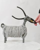 Scale image of scrap metal art sculpture