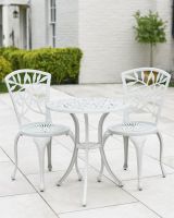 White Bistro Set In Situ 
