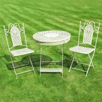The "Four Acres" 2-Seater Foldable Outdoor Dining Set in Situ in the Garden 