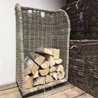 Wicker Log Trolley Wicker Log Trolley